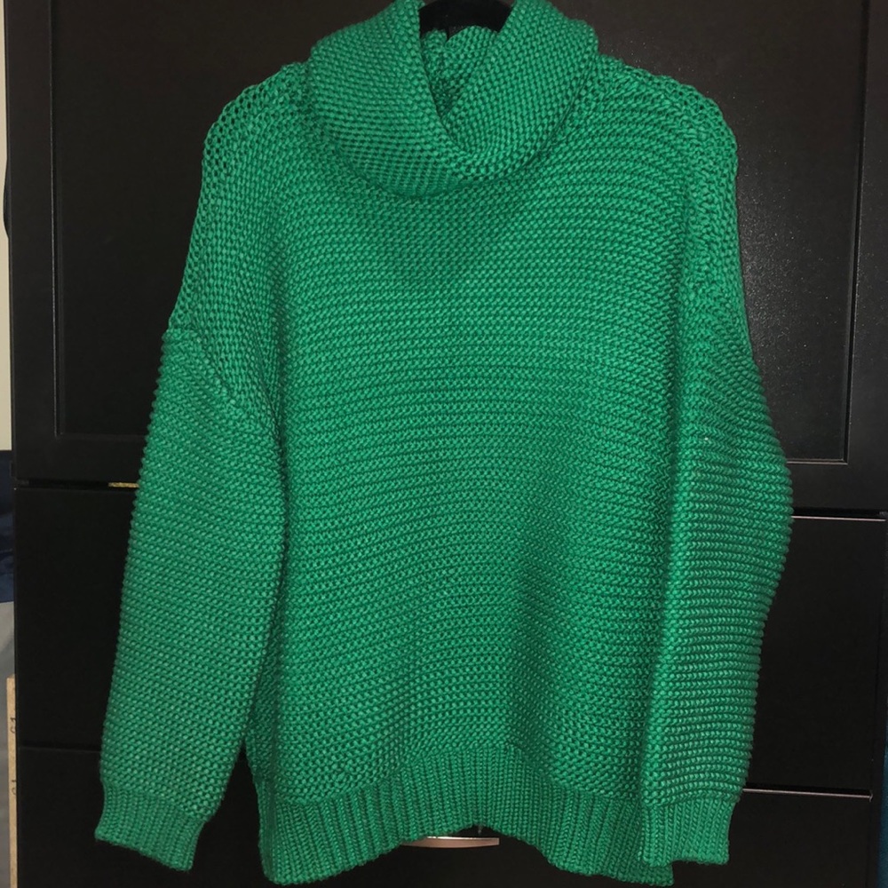 Oversized Green Sweater